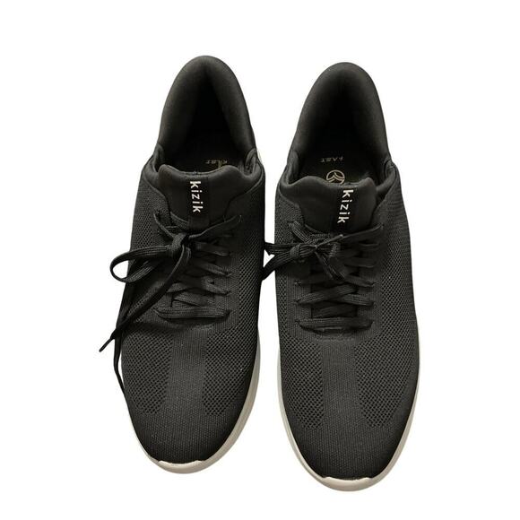 KIZIK MENS SIZE 13WIDE (WO 14.5W)  BLACK SLIP IN SNEAKERS EXCELLENT CONDITION - Picture 1 of 12